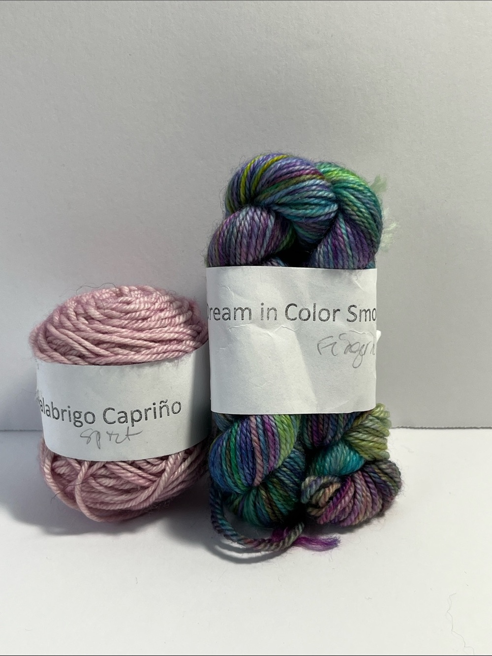 Malabrigo & Dream in Color Mini Skein Yarn Lot - Pink & Variegated